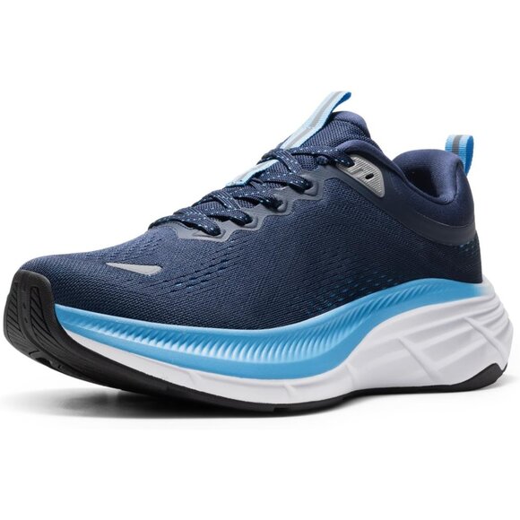 Men's Blue Shoes Running Tennis CushioningGym Workout Comfortable Sneakers